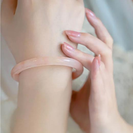 金丝玉桃花酿美人镯 ｜桃花灼灼斗春芳，一见如镯满目光【3-7天左右发货】 商品图8