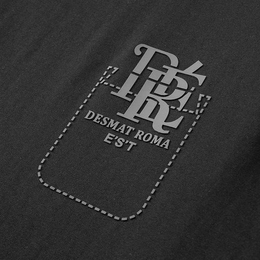 【丝光棉】【DPF】大依优型大码短袖T恤丝光棉半袖体恤衫男士大码肥佬潮流宽松休闲棉夏季新款 商品图3