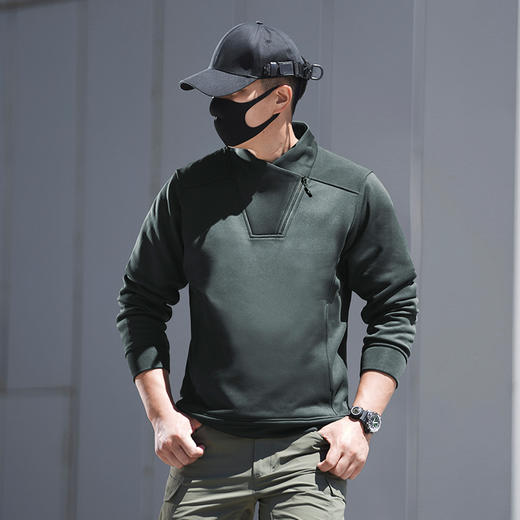 二代龙牙天同立领机能卫衣男士秋冬休闲宽松上衣外套 商品图4