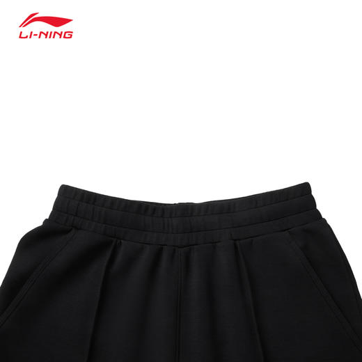 李宁短运动裤女子春夏新款纯色简约宽松百搭户外潮流休闲卫裤AKSV124 商品图2