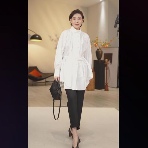 洛诗琳43912春季新款设计感衬衫式休闲风衣外套女277 商品图3