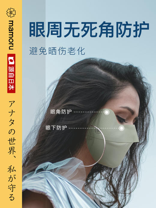 【Mamoru】U形口罩透气护眼角口罩3d立体男女面罩夏季凉感 商品图2
