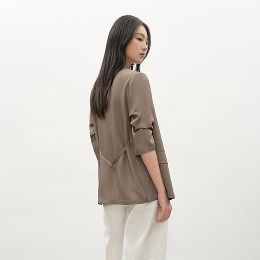 NEELLY纳俪商场同款夏季新款通勤简约西装外套女时尚透气上衣N25045W01097 商品图1