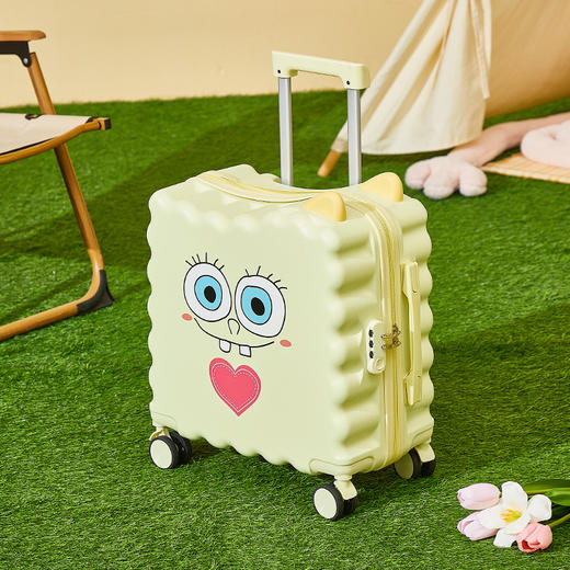 【行李箱儿童可骑坐】学生登机旅行箱 18新款小型卡通印LOGO拉杆密码箱  国庆假期出游 商品图7