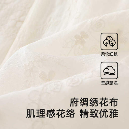 英氏女童连衣裙夏季甜美女生公主裙中大童网纱小白裙YRLCJ2R023A 商品图1