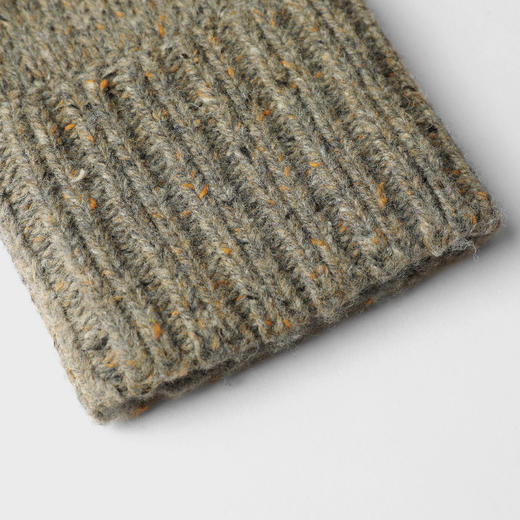 ROMI STUDIO“棕标系列” 羊毛混纺腔调穿搭绿针织开衫23AWM443 商品图3