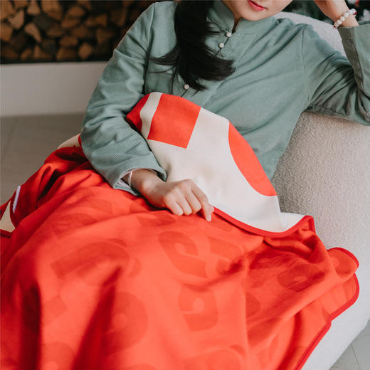 【多福毯】高克重锦狐绒面料 家居读书毯 办公室午睡毯 空调毯 商品图4