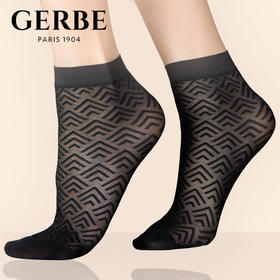 Gerbe格伯 100%法国进口女士短袜 女丝袜 GQKHE 44d