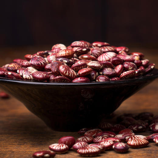 【食品】斑马豆肾形豆新货云南农家自种花芸豆红花豆子500克/袋 商品图6