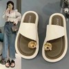 【夏季新款❗️罗马风百搭凉拖鞋】优选材质，舒适柔软不磨脚！套趾女款沙滩休闲平底软底外穿潮 商品缩略图1