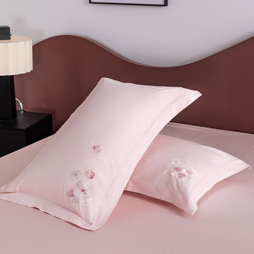 【多样屋专柜】多样屋花汐/粉-贡缎全棉四件套新款床上用品床单被套 商品图9