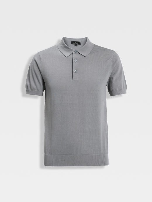 callisto水雾灰丝绵混纺T恤 商品图0