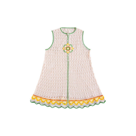 苏苏姐家阙语蕾丝比甲手工DIY钩针开衫外套毛线团自制材料包 商品图5