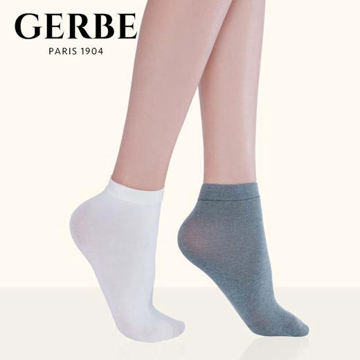 Gerbe格伯 100%法国进口女士短袜 女丝袜 GQELN 68d 商品图0