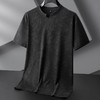 【冰丝】【DPF】大依优型大码短袖T恤圆领宽松国风印花半袖夏季男士加肥加大胖子上衣男士 商品缩略图2
