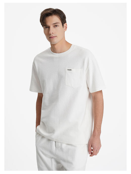 callisto糯米白重磅棉套装款T恤 商品图2