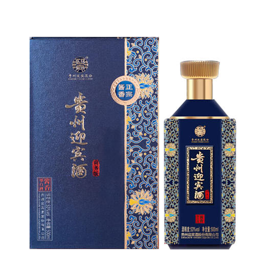 贵州迎宾酒 商务装 酱香型白酒53度 500ml 商品图0