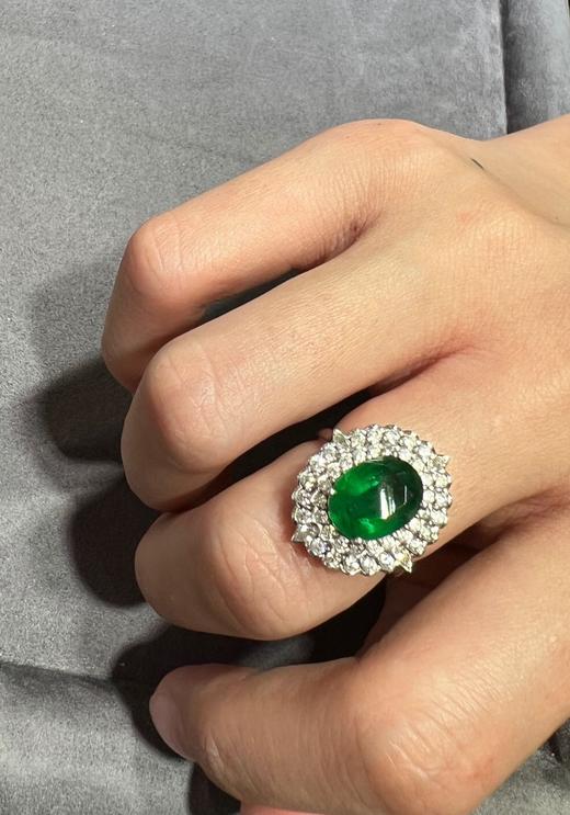 2.3ct刻面祖母绿戒指 商品图3