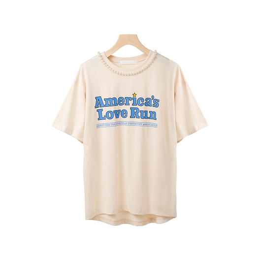 珍珠短袖T 商品图1