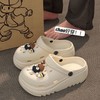 积分兑换【超好穿❗️不臭不响百搭洞洞鞋】柔软舒适，防滑/厚底/拒绝“嘎吱”响！煤球卡通增高外穿沙滩夏季新款包头防滑女#异业福利 商品缩略图2