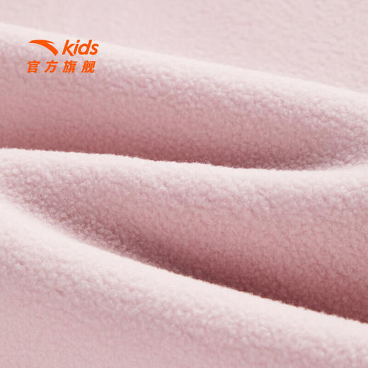 安踏儿童外套女大童粒暖绒冬季加绒保暖摇粒针织摇粒绒外套362516715 商品图4