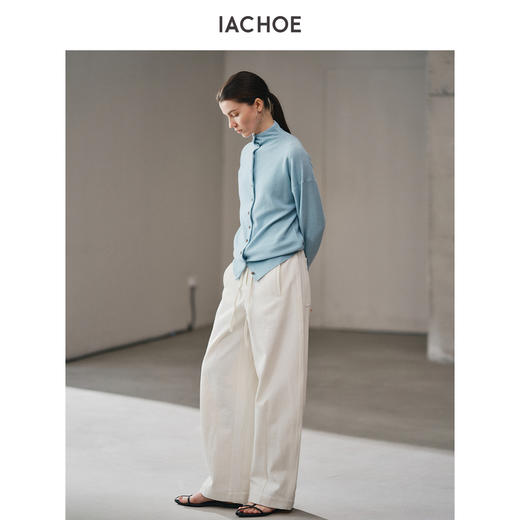 棉仓3621506002-IACHOE云水蓝毛衣 商品图4