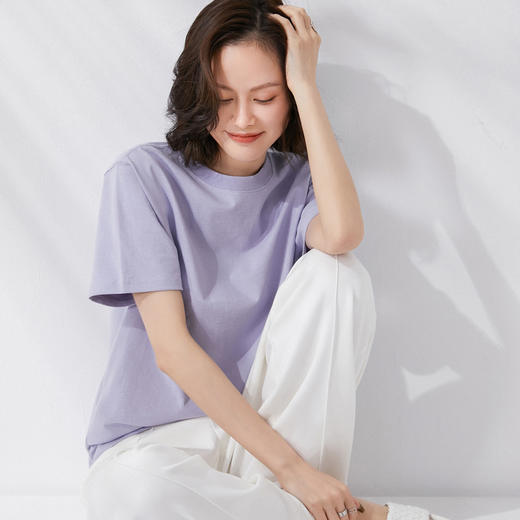 热卖中！3件69元！马卡龙T恤丨纯棉19色可选，舒适透气 男女同款 商品图2