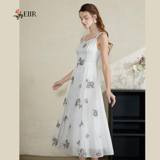 司歌刺绣蕾丝连衣裙吊带时尚中长裙A911053x 商品图1