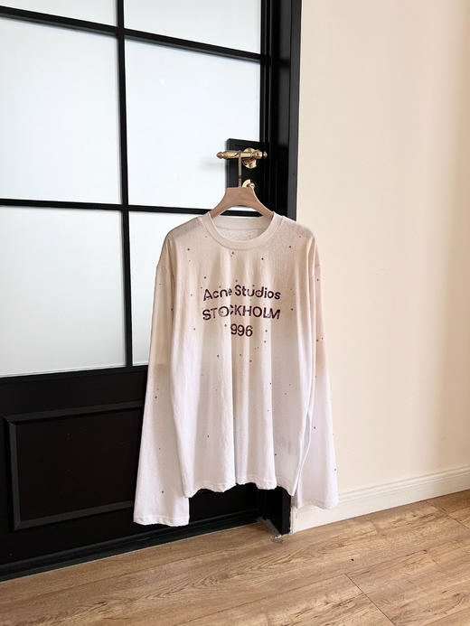 Acne Studios 1996系列 升级带钻款长袖Tee 商品图6