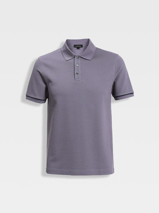 callisto海藻紫桑蚕丝混纺T恤 商品图0