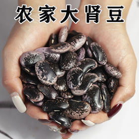 【食品】大黑花芸豆新货大肾豆牛眼豆500g/袋