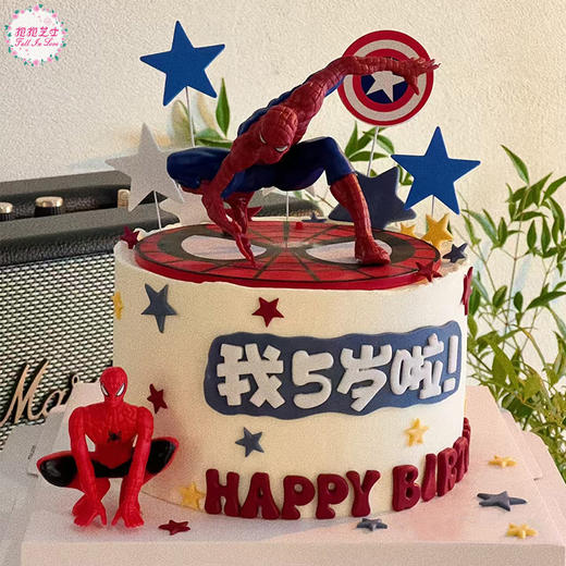 【新款】蜘蛛侠主题蛋糕 愿每个男孩都做平凡世界里的超级英雄 商品图0