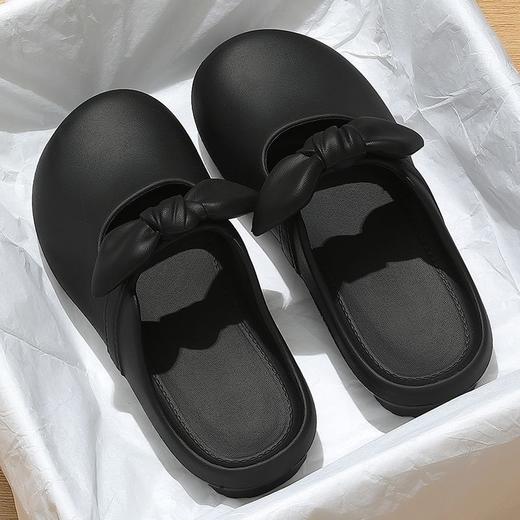 【甜美百搭❗️超美蝴蝶结拖鞋】脚感舒适，柔软轻盈，仙女风显气质！夏季时尚女简约玛丽珍包头一字凉鞋 商品图5