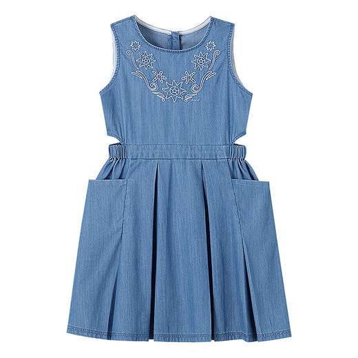 【实体店同款】女童无袖连衣裙夏季新款安奈儿童装AG523619 商品图5