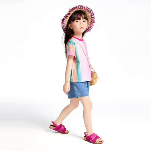 【实体店同款】女童圆领短袖针织衫夏季新款安奈儿童装XG521693 商品图5