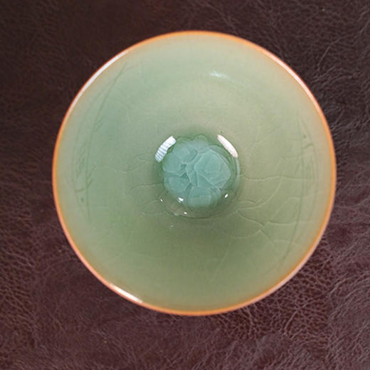 【龙泉青瓷】叶小春冰心斗笠盏 商品图2