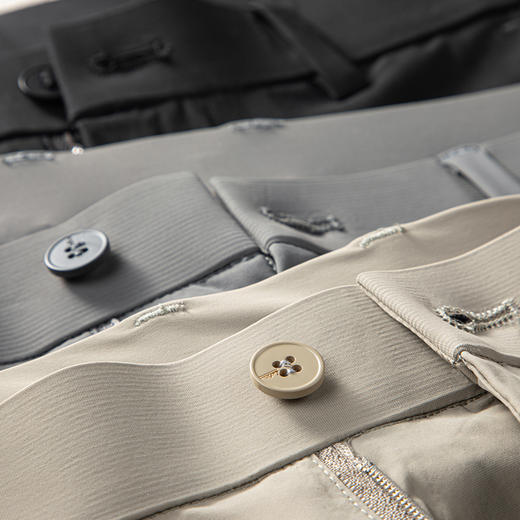 商务休闲裤（四色可选） 三防凉感冰丝三防面料垂顺有型防污抗皱轻盈透气724 商品图4