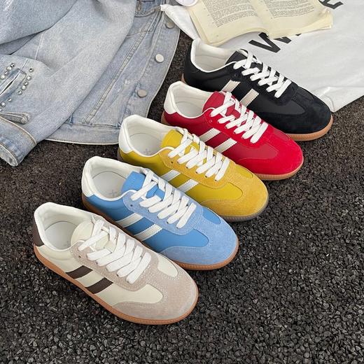 【分销】「XGXC多巴胺德训鞋」经典复刻军旅风 修长鞋型 复古百搭 轻便透气 通勤休闲两不误(标准码，脚宽脚胖建议大一码) 商品图3