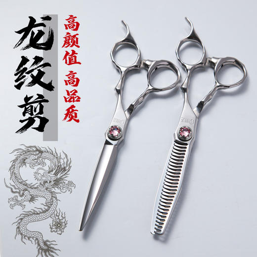 雅正匠士专业美发工具剪刀VG10钢6寸龙纹剪系列 商品图1