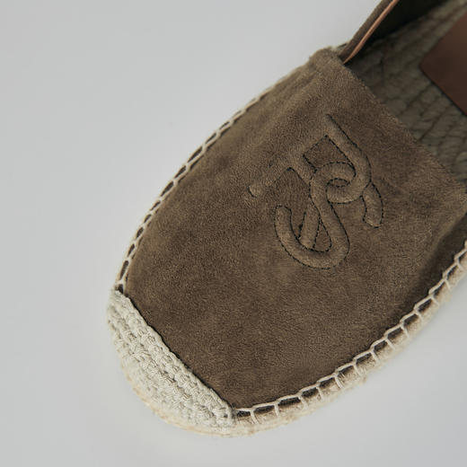 ROMI STUDIO“ old money”系列 英伦休闲反绒手工编织渔夫鞋 S3578 商品图1