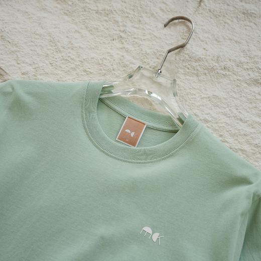 2025重磅水洗全棉T恤！双纱柔软吸湿宽松纯色廓形圆领短袖T恤半袖百搭打底！ 商品图3