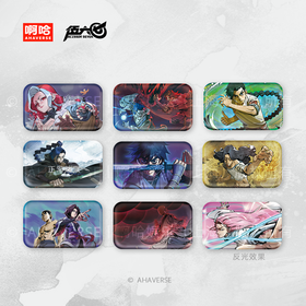 伍六七动画 官方周边 OP系列 S5 方形徽章亚克力摆件亚克力色纸鼠标垫