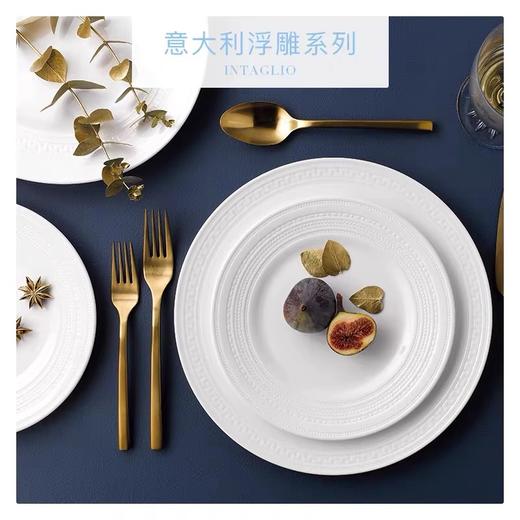 WEDGWOOD威基伍德intaglio意大利浮雕骨瓷中餐套装乔迁礼物威基伍德意大利浮雕四人餐具21件套 商品图5