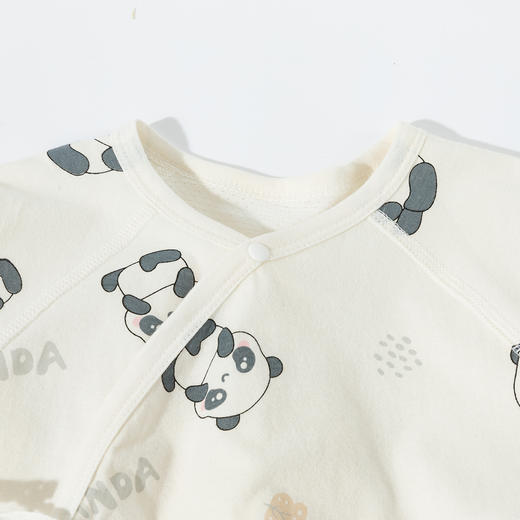 贝贝怡2025夏季新款纯棉轻薄哈衣新生儿连体衣网眼透气百天抱衣满月爬服ZB1EL005 商品图7