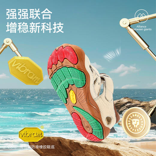 泰兰尼斯稳稳鞋MAX夏季新款童鞋防踢学步鞋男宝宝透气女童鞋凉鞋 T26T5B7111 商品图2