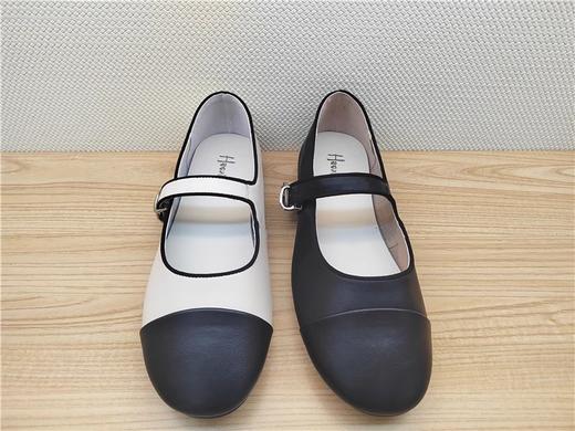 豪行23375235真皮时尚休闲平跟女鞋单鞋皮鞋 商品图1