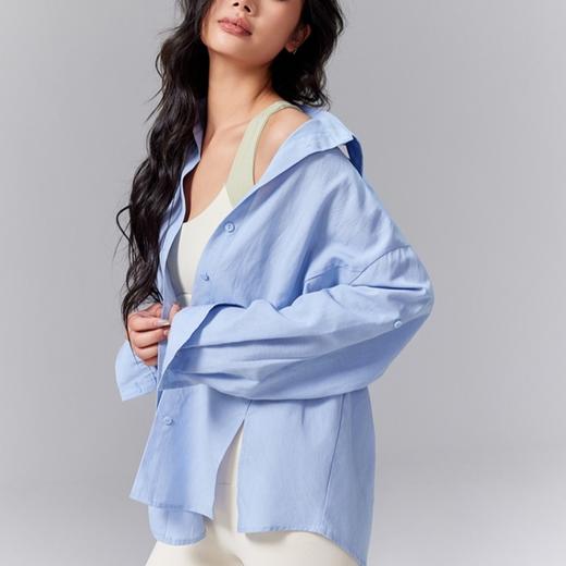 天丝亚麻衬衫MY2519，立体裁剪设计，夏天室外可做防晒开衫 商品图10