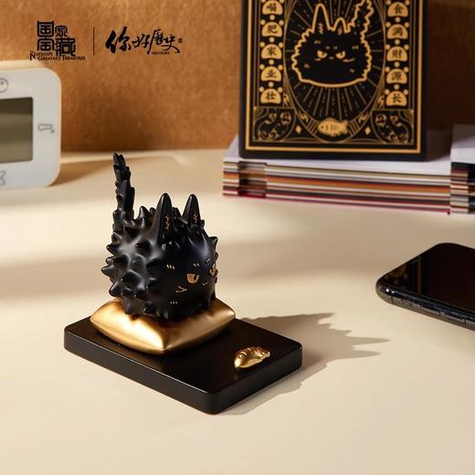 【国家宝藏x你好历史】富贵狸猫手机支架 商品图2
