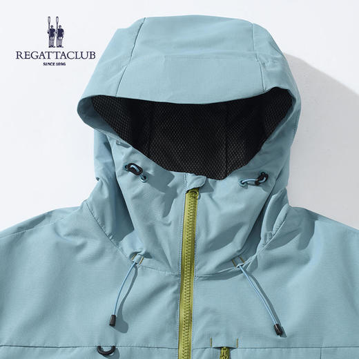 优选丨「春季新款」英国品牌regattaclub赛艇俱乐部情侣户外冲锋外套风衣三防科技双开头拉链透气防风 商品图9