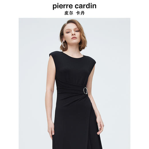 皮尔卡丹女装都市时尚赫本风修身连衣裙P4149D4036B0 商品图3